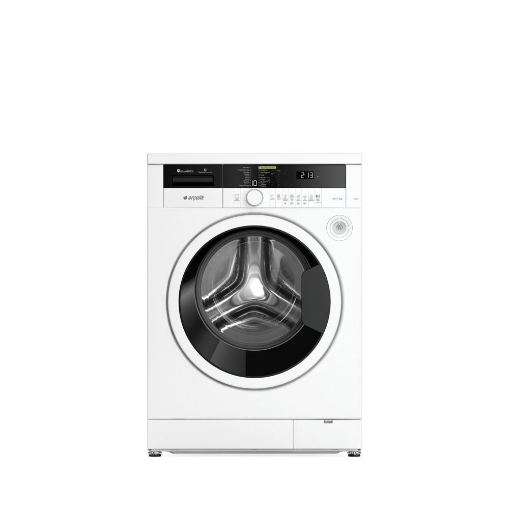 Arçelik 9141 HJ 9 Kg 1400 Devir Yarı Kurutmalı Beyaz Çamaşır Makinesi