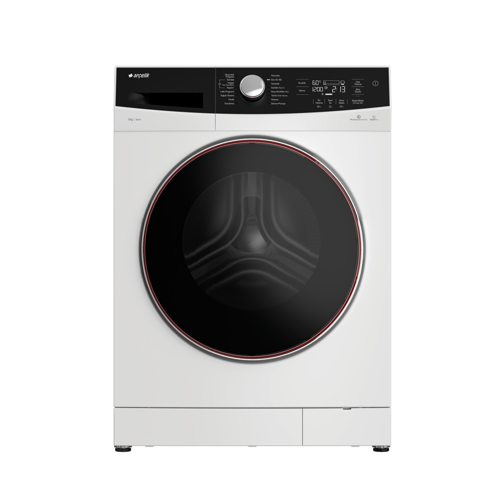 Arçelik 9124 N 9 Kg 1200 Devir Beyaz Çamaşır Makinesi