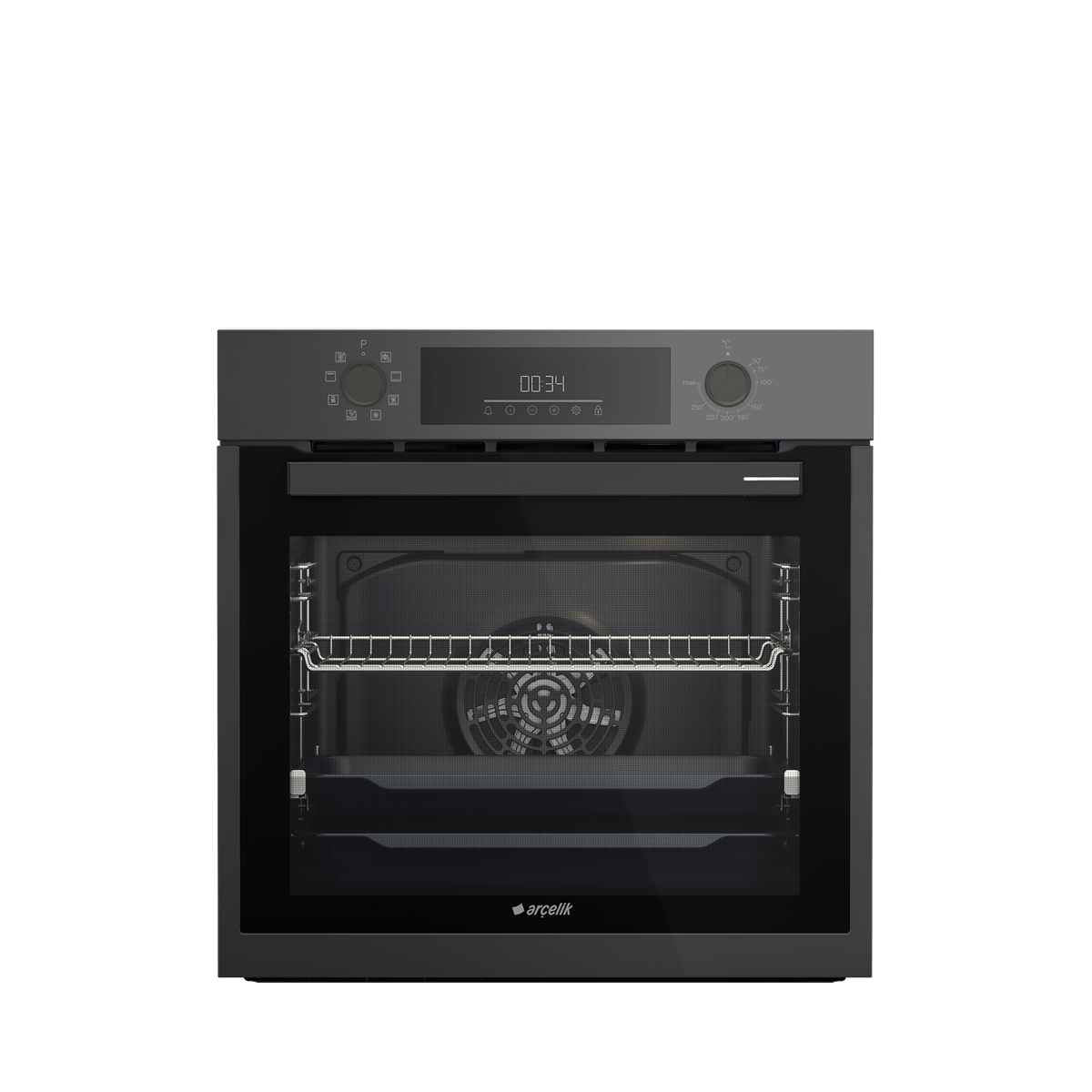 Arçelik AFM 340 D Dark İnoks Ankastre Fırın