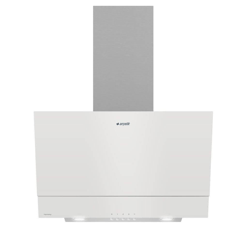 Arçelik ADE 605 HB 60 Cm Eğimli Beyaz Ankastre Davlumbaz