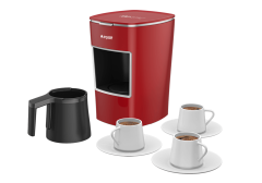 Arçelik K 3300 100. Yıl Kırmızı Türk Kahve Makinesi