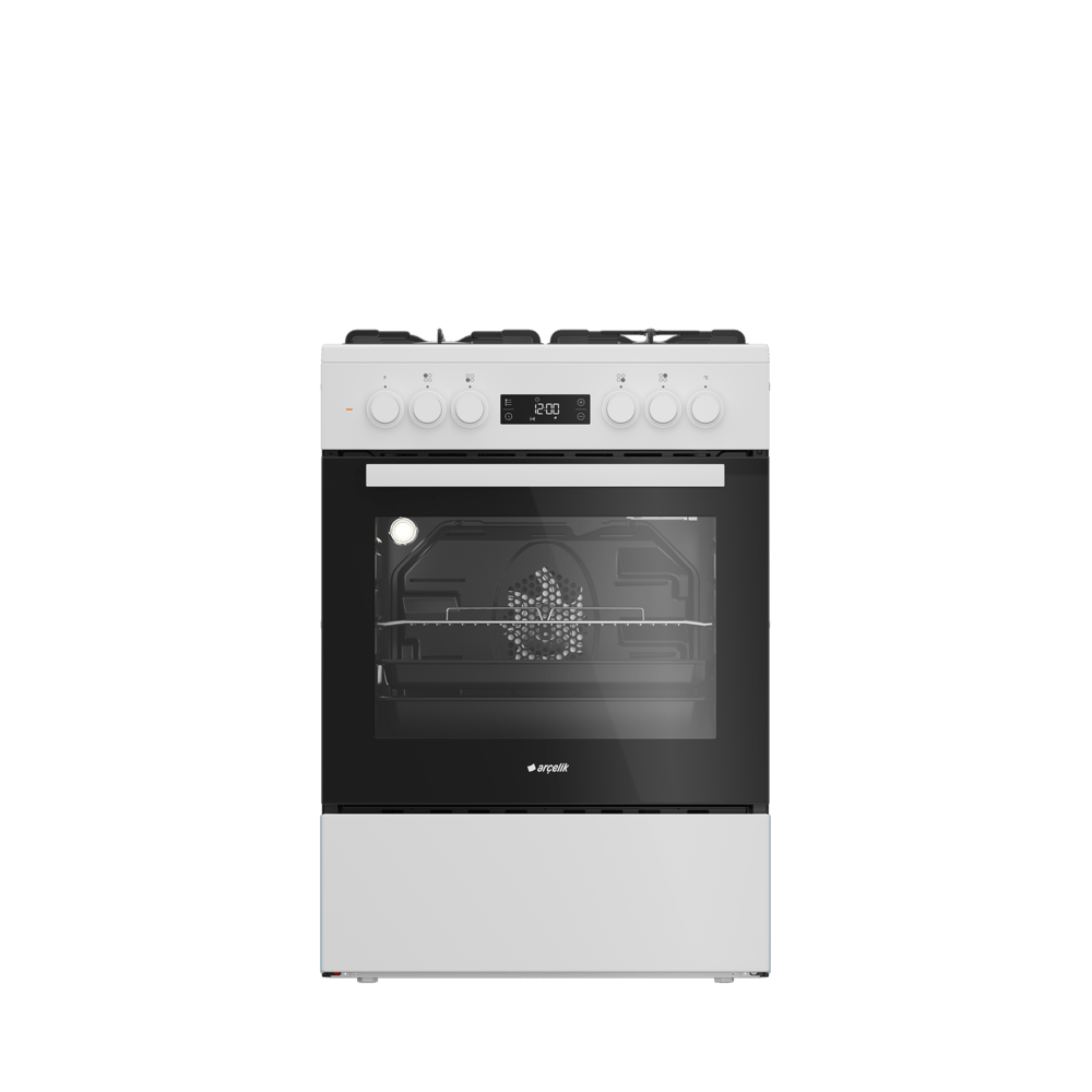 Arçelik F 8440 EB Beyaz Ocaklı Fırın