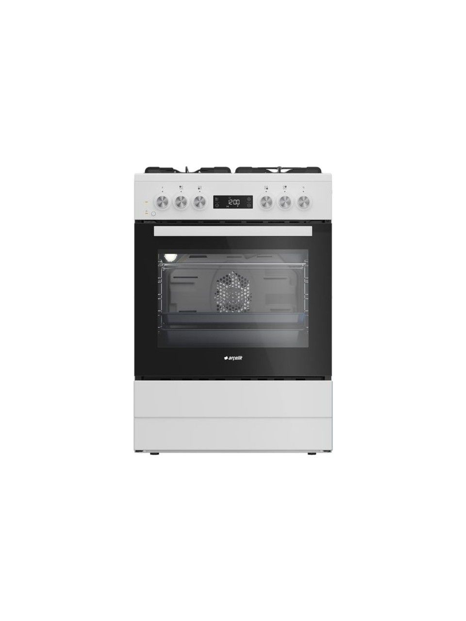 Arçelik F 8541 EBB Beyaz Ocaklı Fırın